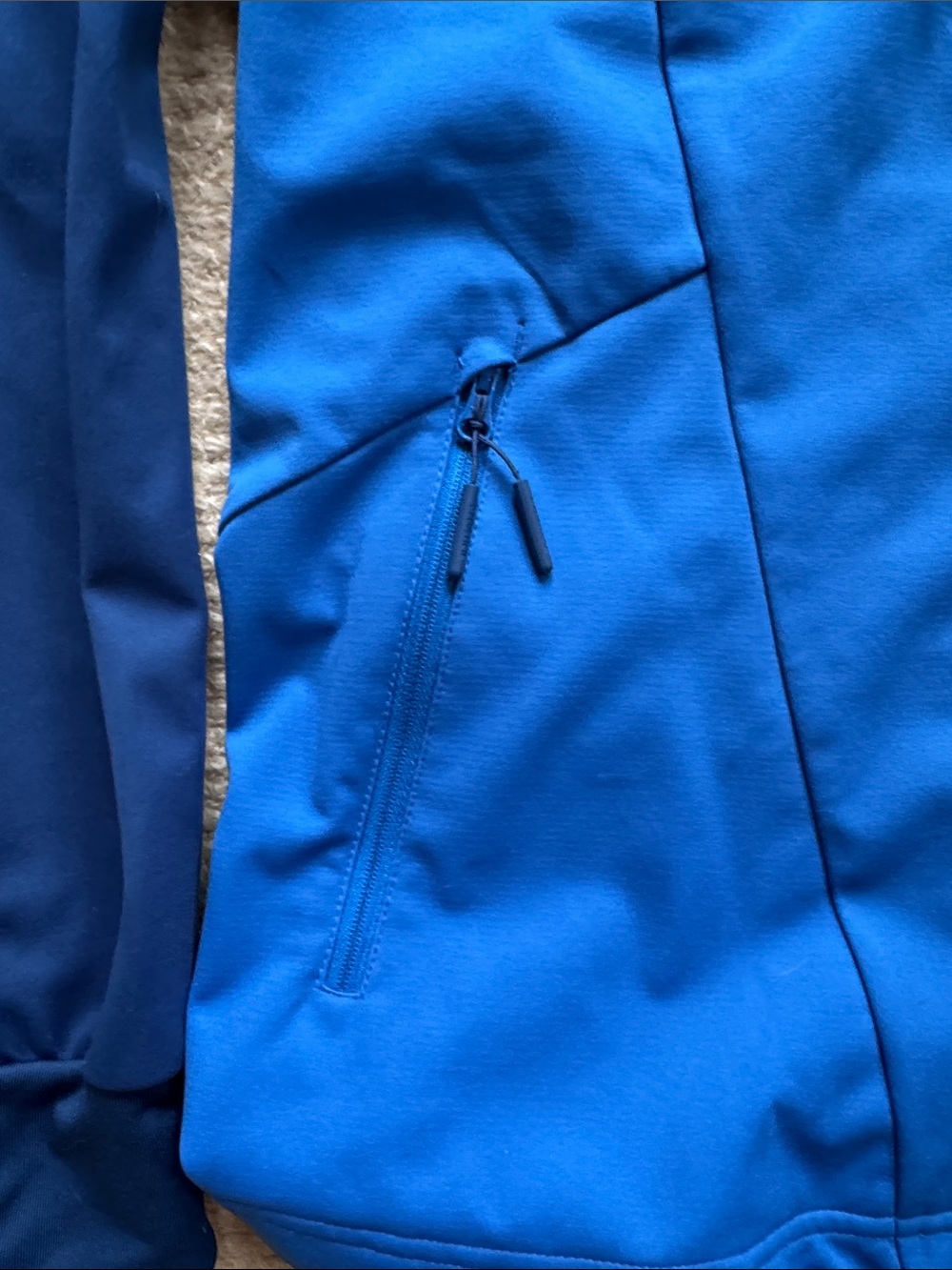 Men's Blue Performance Softshell Jacket - Picture 4 of 8